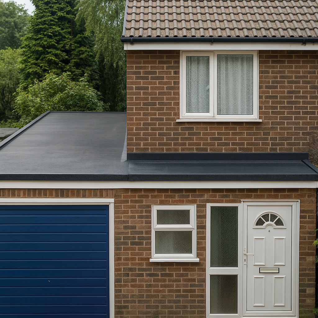 EPDM flat roof installation